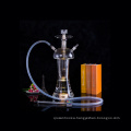 China factory cheap wholesale narguile hookah 2019 mushroom shape glass hookah shisha with LED lights